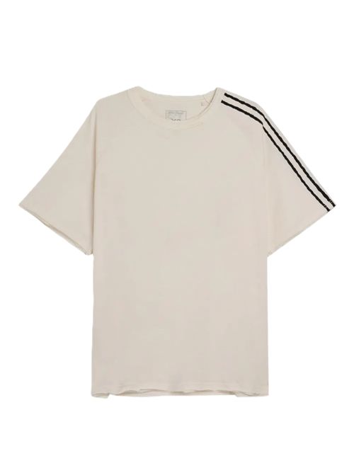 Y-3  T-shirt con righe Adidas Y3 | KS9748WHITE